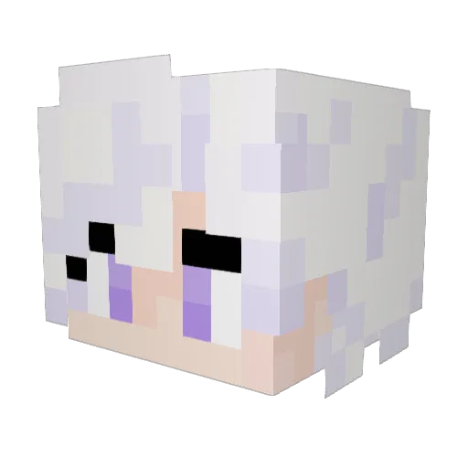 Moon_nex Minecraft avatar head, 3D render