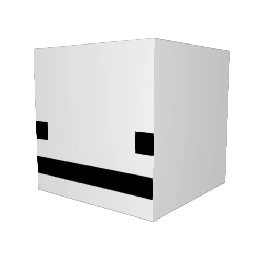 Moonbear42 Minecraft avatar head, 3D render