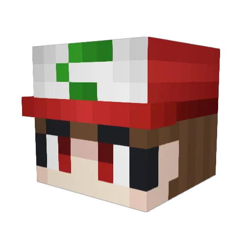 Moondo0419 Minecraft avatar head, 3D render