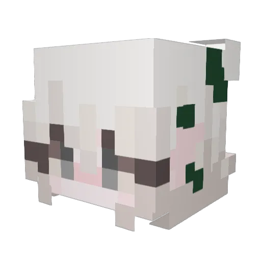 MoondustTheOne Minecraft avatar head, 3D render