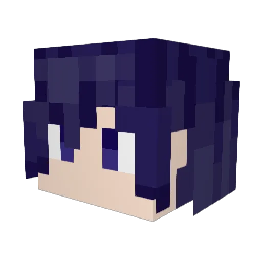 MooneJay27 Minecraft avatar head, 3D render