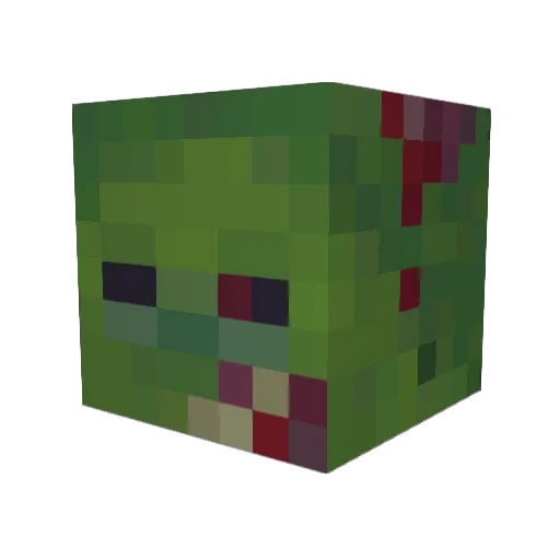 MooneerO Minecraft avatar head, 3D render