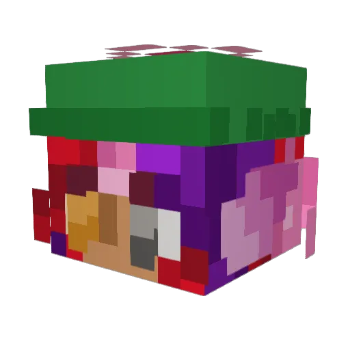 Moonfande7 Minecraft avatar head, 3D render