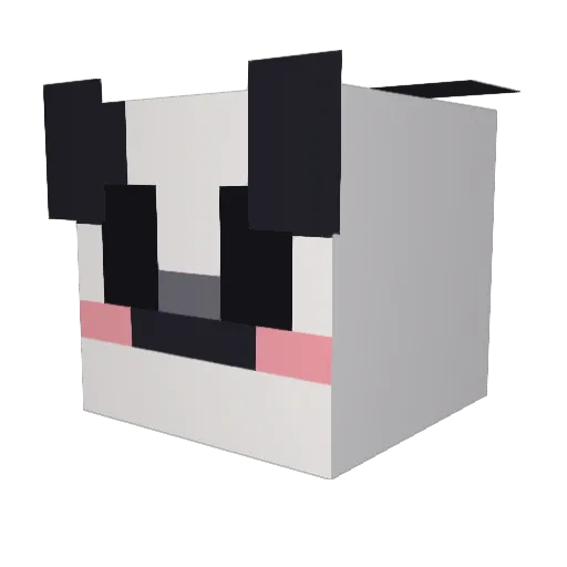 MoongSWings Minecraft avatar head, 3D render