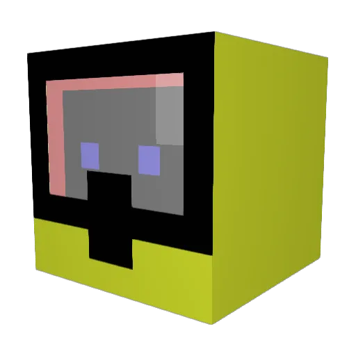 Moonhawk71 Minecraft avatar head, 3D render