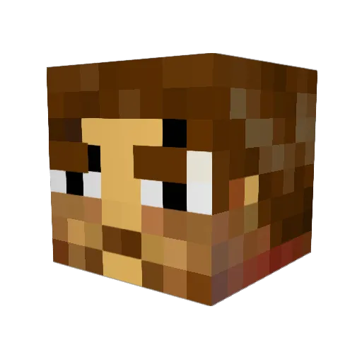 Moonjumper11 Minecraft avatar head, 3D render
