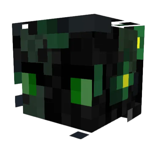 Moonlight2610 Minecraft avatar head, 3D render