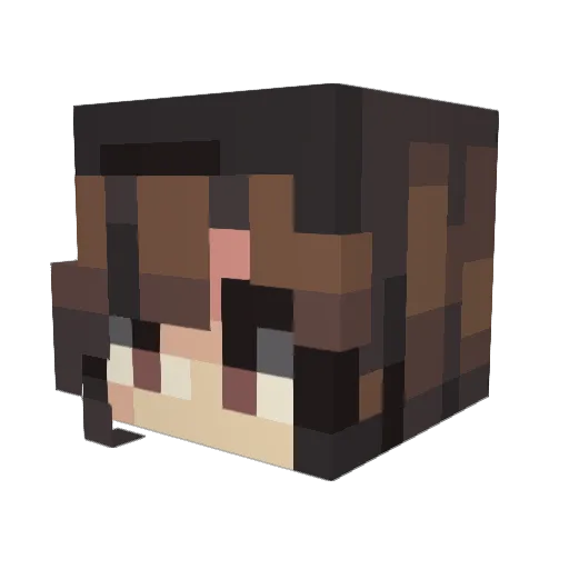 MoonlightMaraudr Minecraft avatar head, 3D render