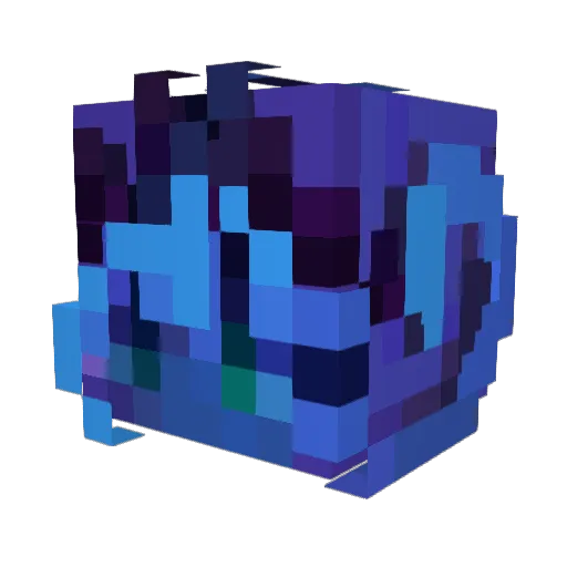 Moonlight_107 Minecraft avatar head, 3D render