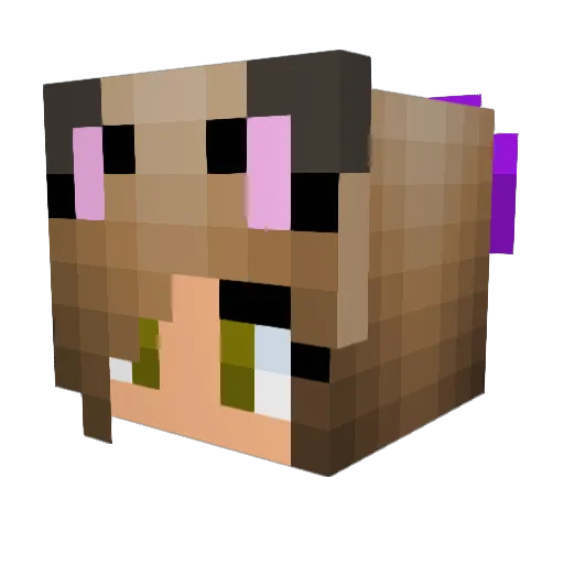 Moonlight_slayer Minecraft avatar head, 3D render