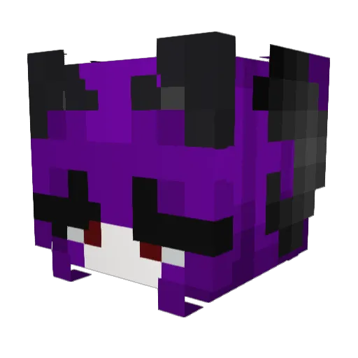Moonlightengr Minecraft avatar head, 3D render
