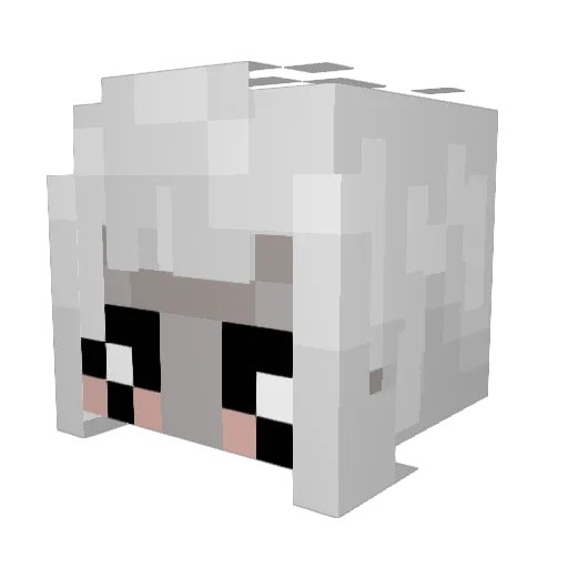 MoonlitCreature8 Minecraft avatar head, 3D render