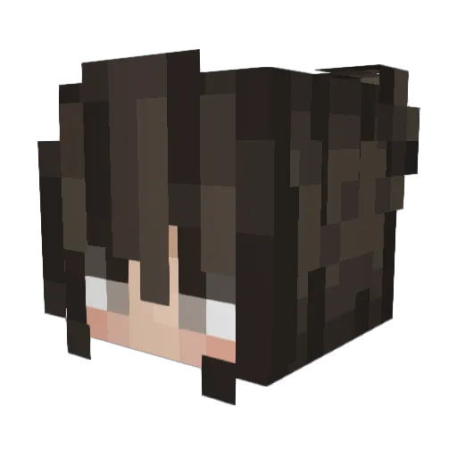 MoonlitEspurr Minecraft avatar head, 3D render