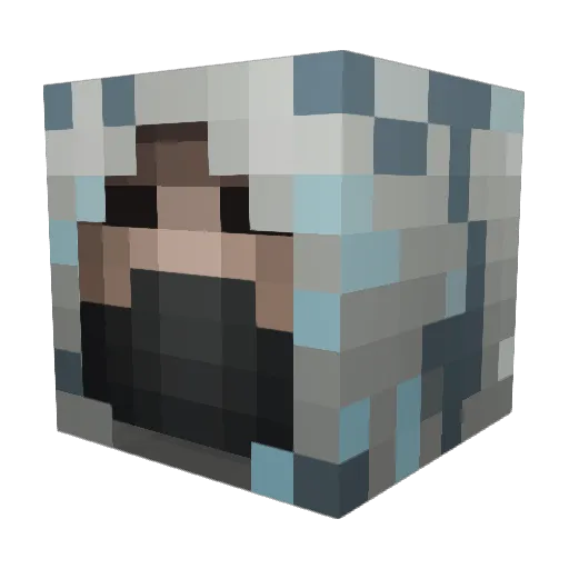 Moonpie_Bats Minecraft avatar head, 3D render