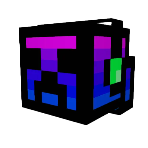 Moonprayer Minecraft avatar head, 3D render