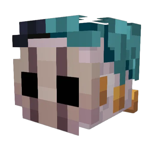 Moons_Mirage Minecraft avatar head, 3D render