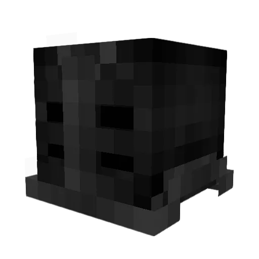 Moonshinedusts Minecraft avatar head, 3D render
