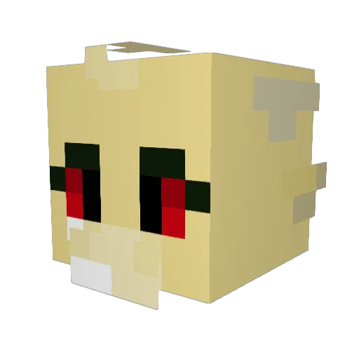 Moonsoul32 Minecraft avatar head, 3D render