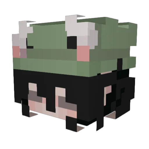 Moonstone54 Minecraft avatar head, 3D render
