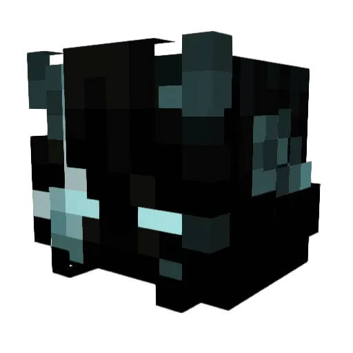 Moonwall_ Minecraft avatar head, 3D render