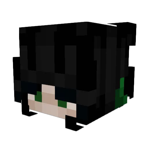 MoonxSpoon Minecraft avatar head, 3D render