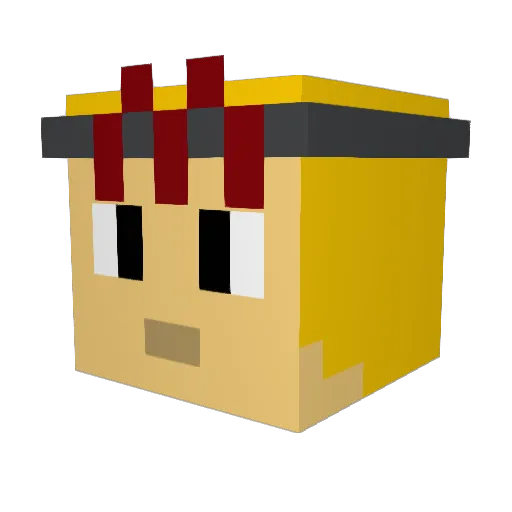 Moooooritzmit5o Minecraft avatar head, 3D render