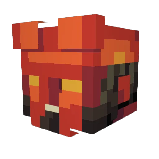 MooreDaz Minecraft avatar head, 3D render