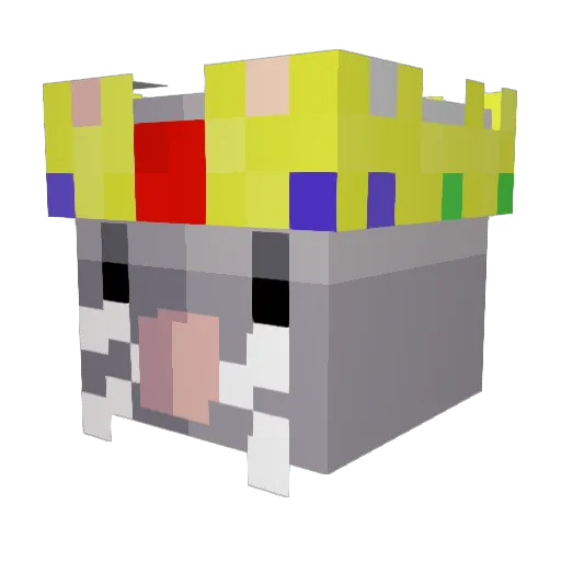 Moorelord Minecraft avatar head, 3D render