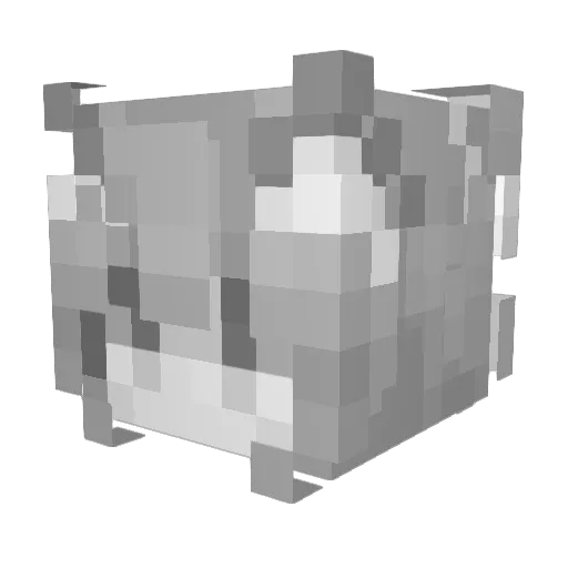 MoorlandWolffff Minecraft avatar head, 3D render