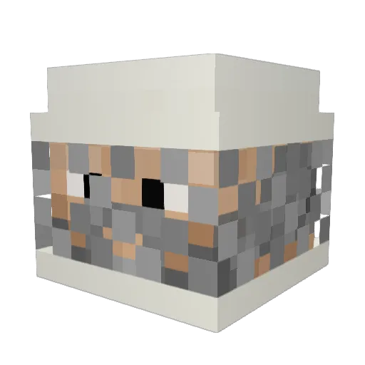 Moorsey888 Minecraft avatar head, 3D render