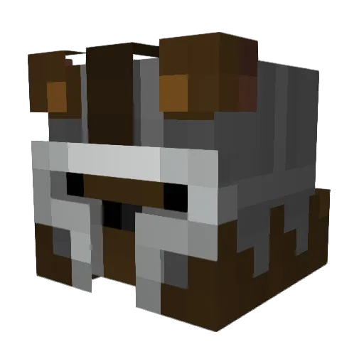 Moos_ie Minecraft avatar head, 3D render