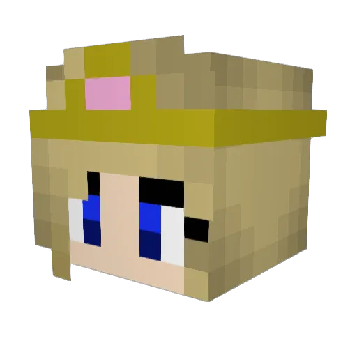 Moosa09 Minecraft avatar head, 3D render