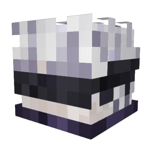 MooseBahous Minecraft avatar head, 3D render
