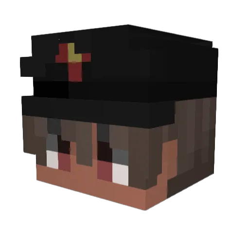 MooseMate2005 Minecraft avatar head, 3D render