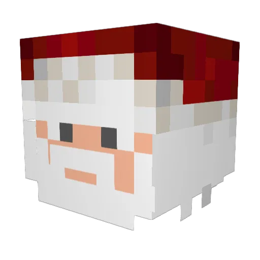 Moose_98 Minecraft avatar head, 3D render