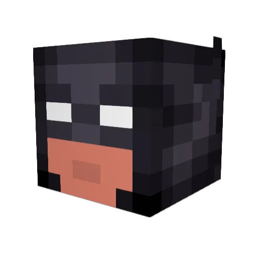 Moose_HD Minecraft avatar head, 3D render