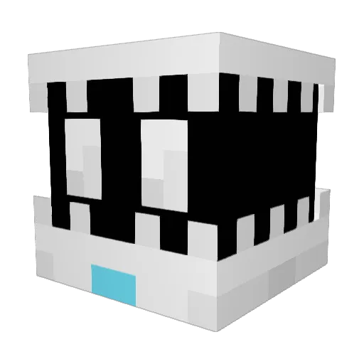 Mooseamation Minecraft avatar head, 3D render