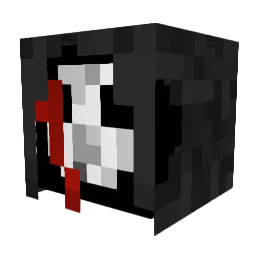 Moosehugs Minecraft avatar head, 3D render