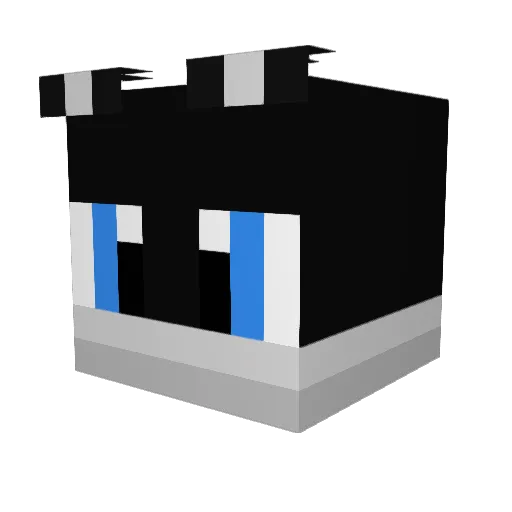 MooseyRocks Minecraft avatar head, 3D render