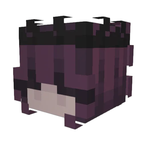 MooshroomMage Minecraft avatar head, 3D render