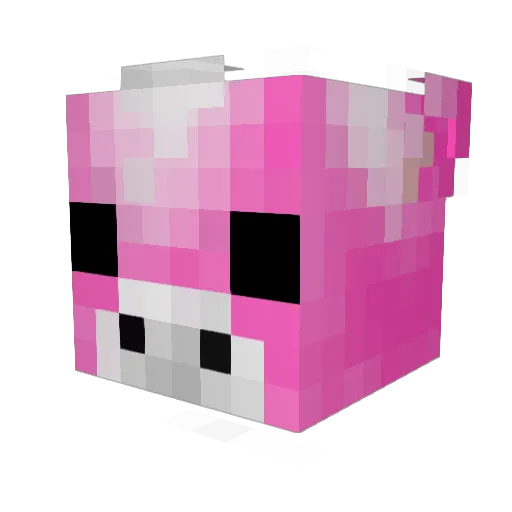 MooshyTheMoo Minecraft avatar head, 3D render