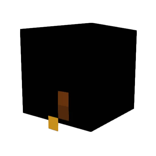 Moosquizz Minecraft avatar head, 3D render
