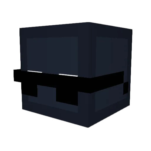 Mooster_S Minecraft avatar head, 3D render