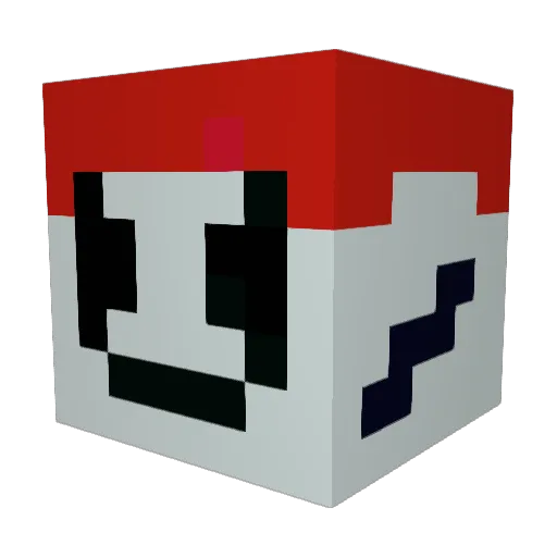 MootCamera13476 Minecraft avatar head, 3D render