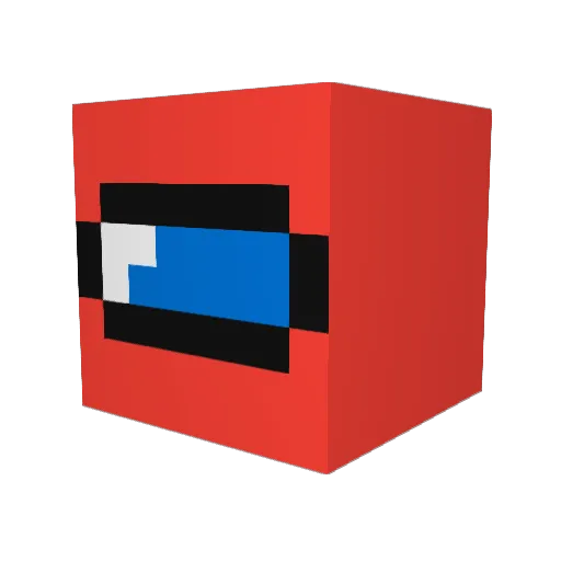 Moot_Mootington Minecraft avatar head, 3D render