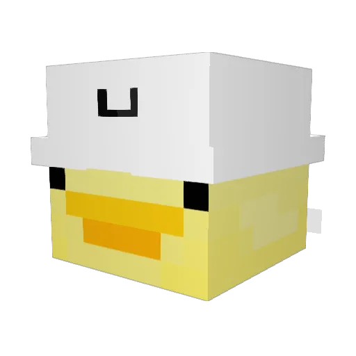 Mooze021 Minecraft avatar head, 3D render