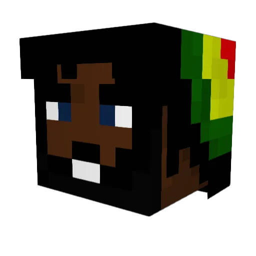 MoozeHunter Minecraft avatar head, 3D render