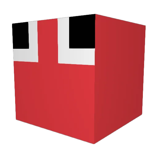 Moozus Minecraft avatar head, 3D render