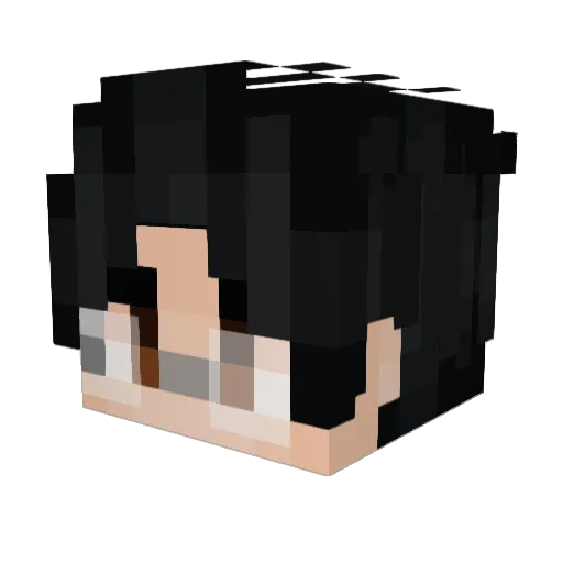 Moped_2444 Minecraft avatar head, 3D render