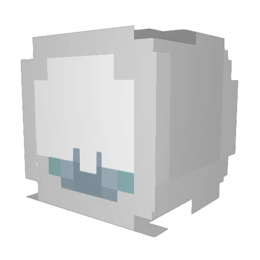 Mopheus007 Minecraft avatar head, 3D render